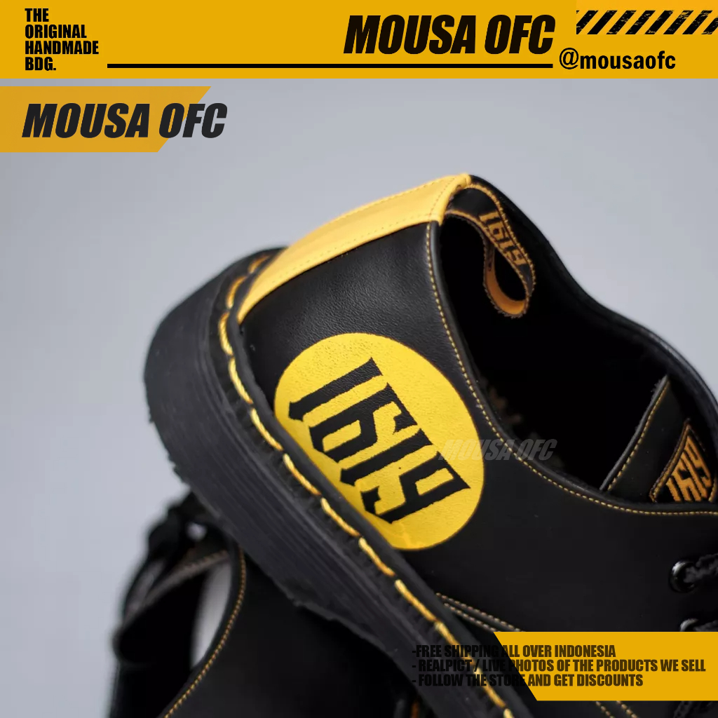 Sepatu Docmart Formal Oxford Kerja Skul Pria