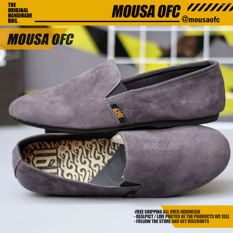 Sepatu Casual Slip On Sepatu Selop Kerja Pria