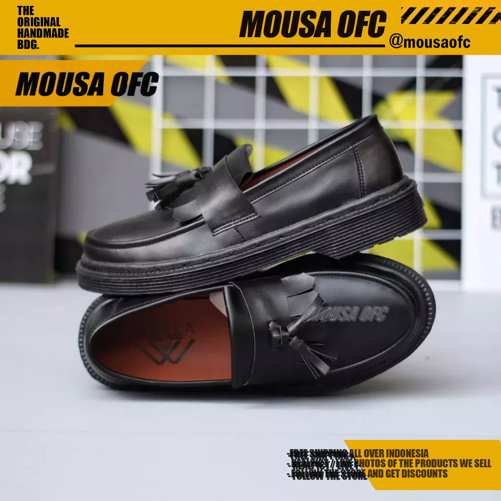 Sepatu Loafers Docmart Formal Pantofel Pria