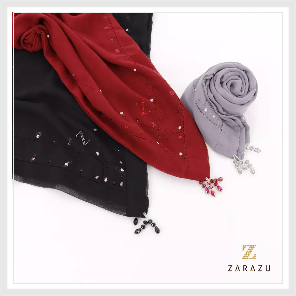 Mecca Scarves - Donna Paris Japan Scarf  Crystal Premium by Zarazu