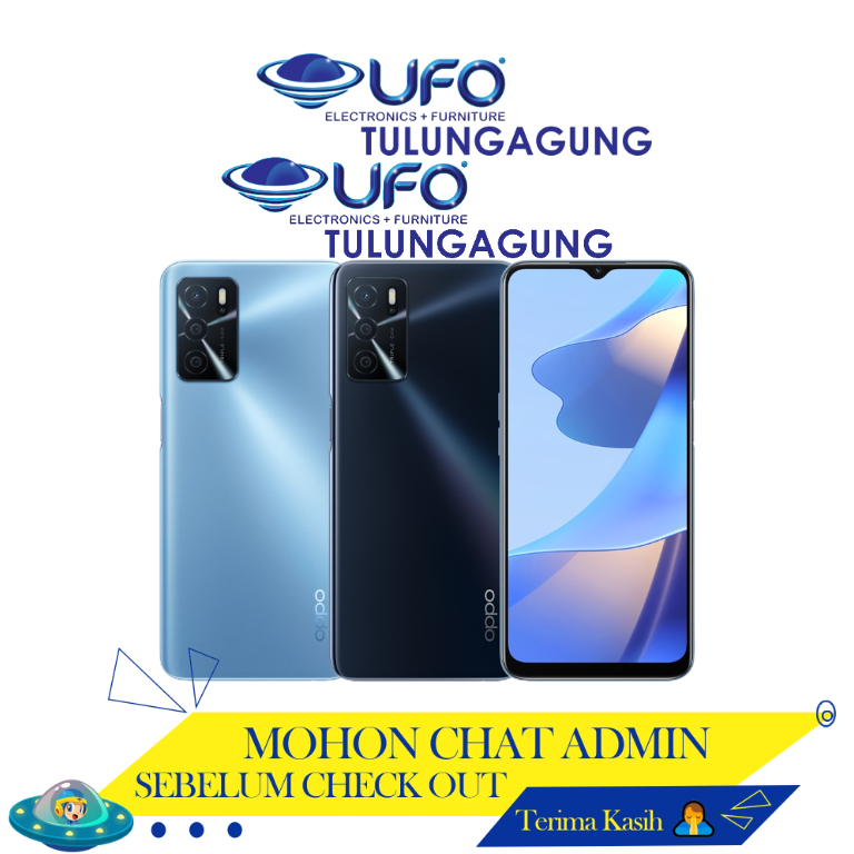 Oppo A16 Ram 3/32 GB dan 4/64 GB HP Garansi Resmi