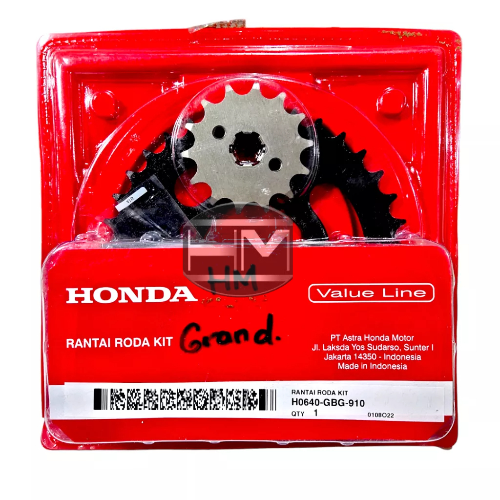 GEAR PAKET GEAR SET GRAND ORIGINAL HONDA