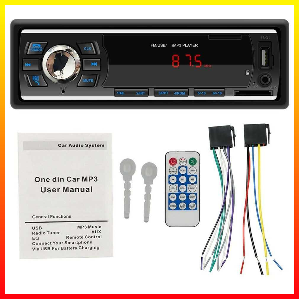 Multimedia Stereo Mobil Remote Kontrol Nirkabel Mobil MP3 Player Tape Audio Mobil Multifungsi Support SD Card &amp; USB MP3 Aux TF FM Radio 1DIN CARDIAG SWM-6249 - 7RRSEEBK