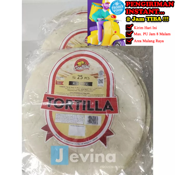 

Central Tortilla Mini (17cm) Isi 25 800g