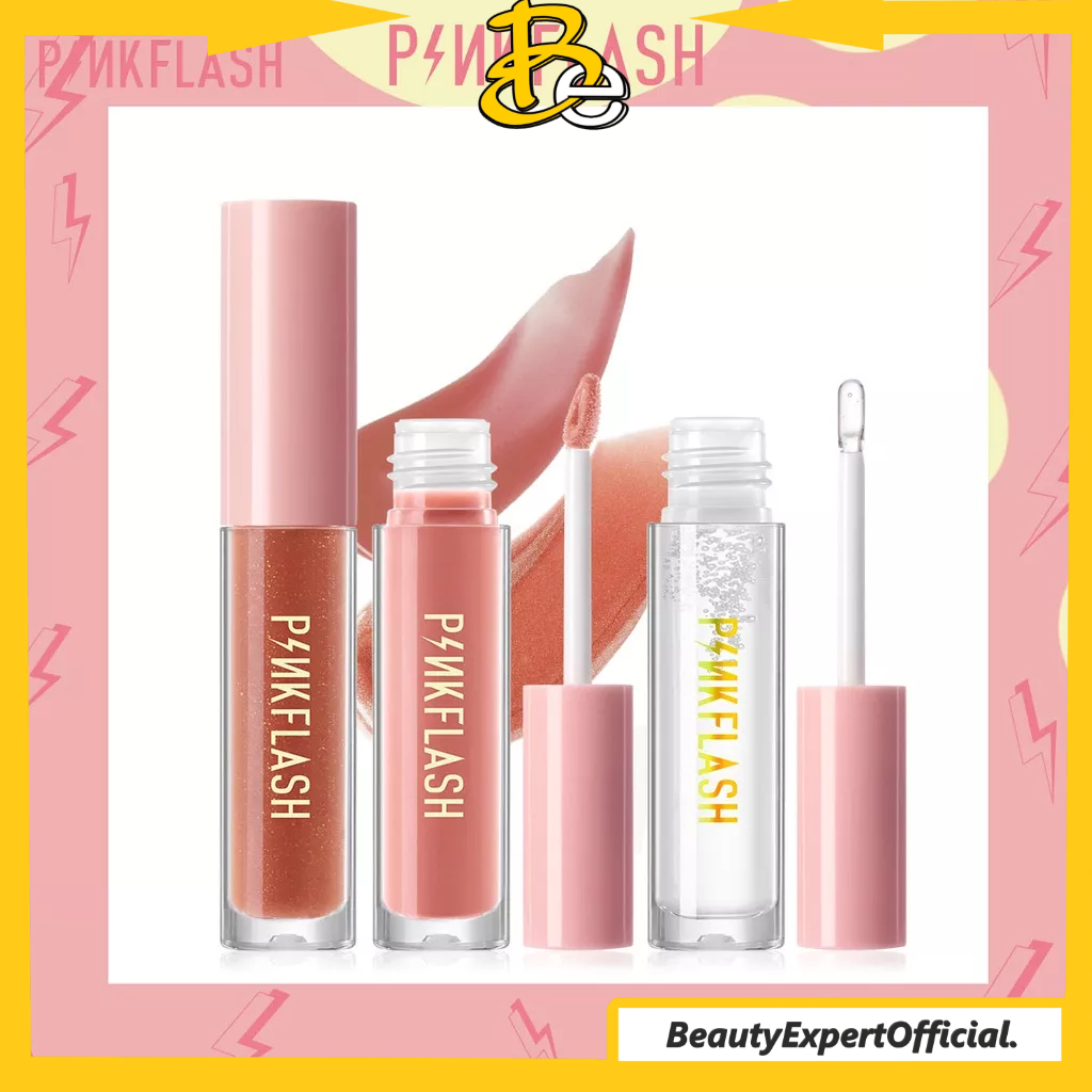 ⭐️ Beauty Expert ⭐️ PINKFLASH OhMyGloss Lasting Glossy Lipgloss PF-L02 - Pink Flash Lipgloss