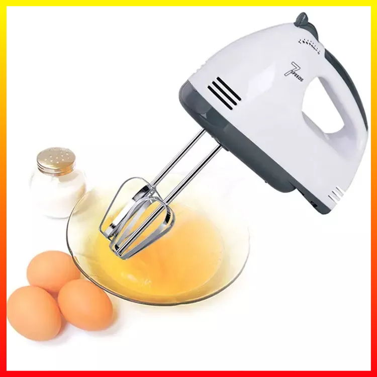 Kitchen Electric 100W 7 Speed ​​Handheld Adonan Kue Food Blender Egg Beater Whisk Hand Mixer SCARLETT HE-133 - OMHAY6WH