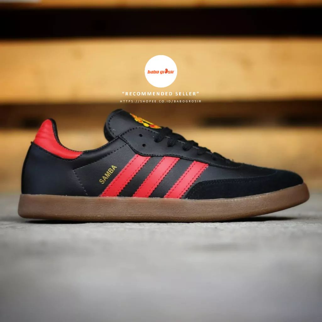 PROMO Sepatu Adidas Samba OG Manchester United Premium | Sneakers Pria dan Wanita, Harga Murah, Kualitas Mewah dan Terjamin