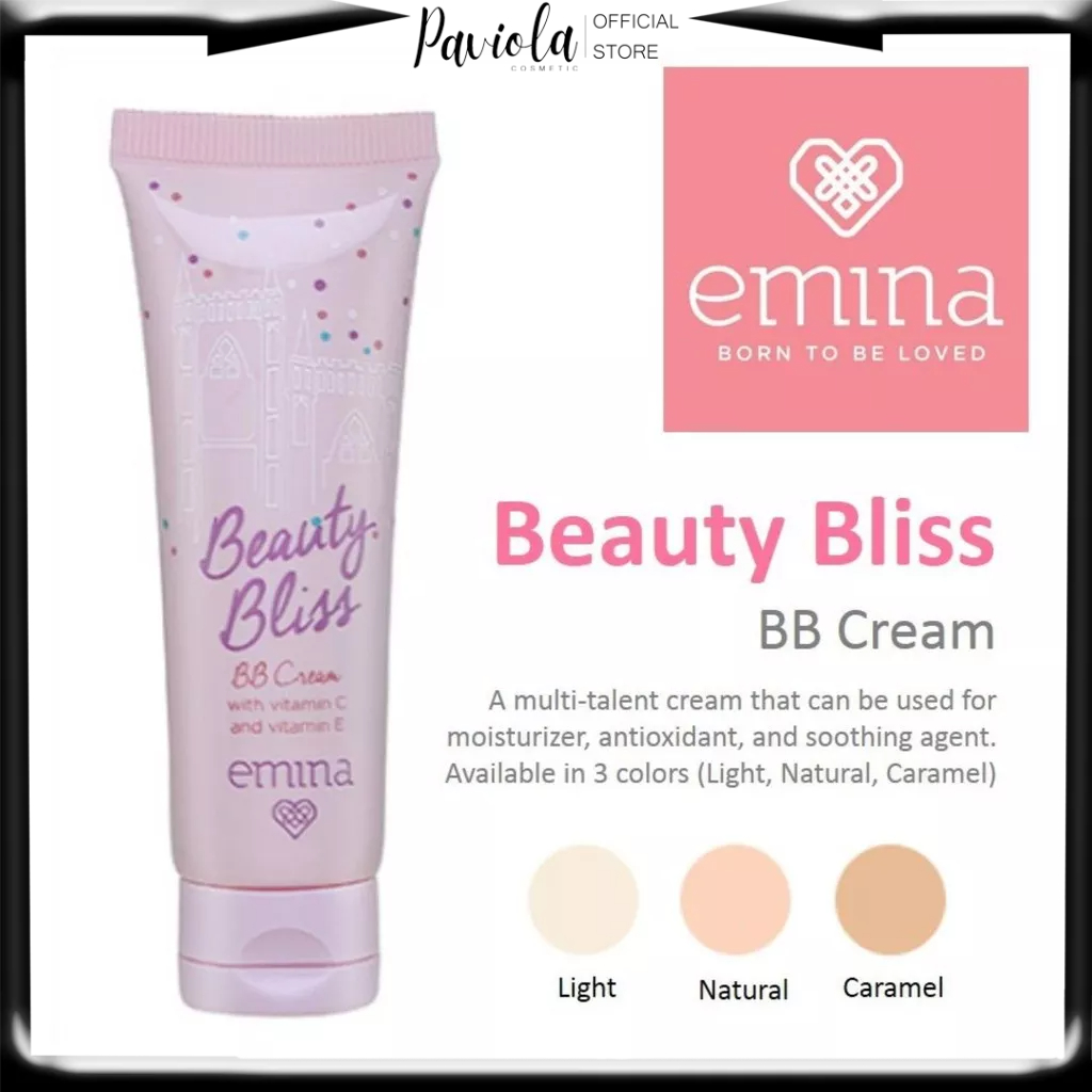 EMINA Beauty Bliss 20ml - BB Cream Foundation Light Natural Caramel | Paviola