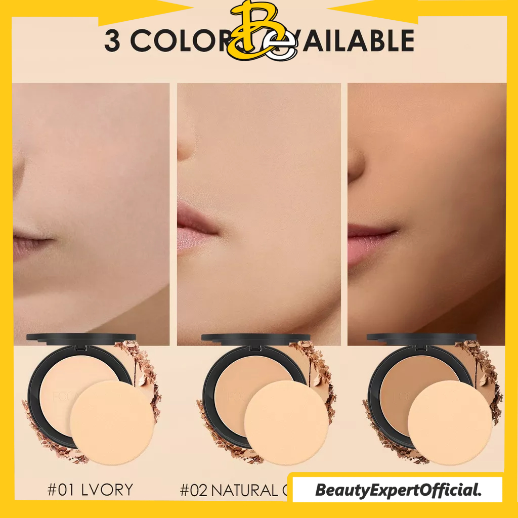 ⭐️ Beauty Expert ⭐️ FOCALLURE Oil-control Pressed Powder-Matte Bedak Padat