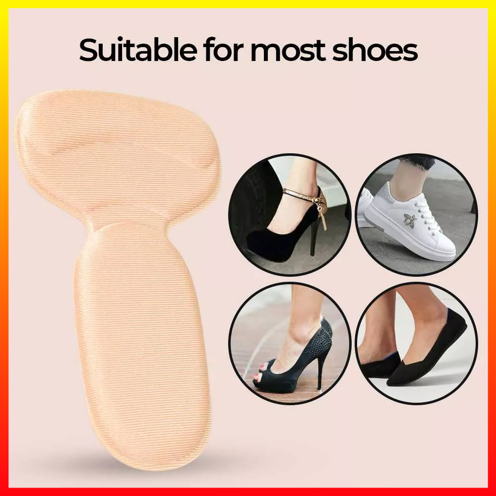 Stiker Foam Perawatan Pelindung Kaki Non-Slip Bantalan Tumit Sepatu Tinggi Untuk Wanita INT14 - 7CHR2XBE