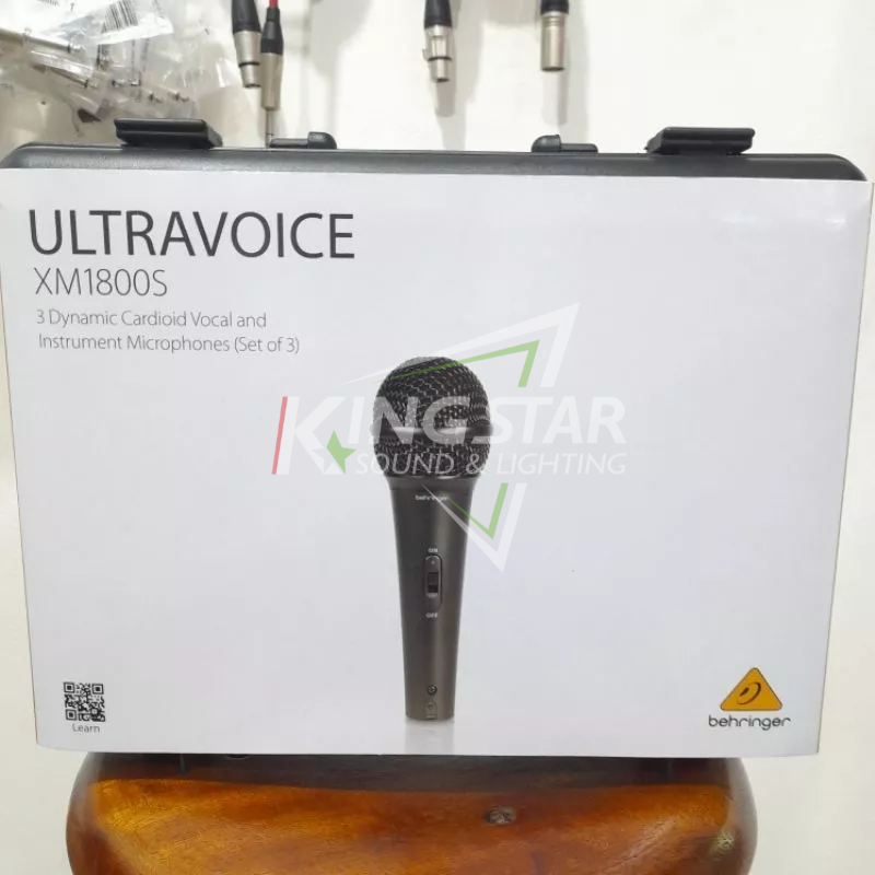 Mic Behringer Ultravoice XM1800s Original Microphone XM 1800 S XM1800