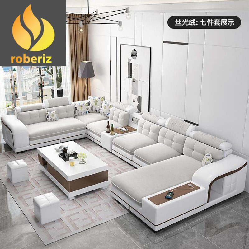 KURSI SOFA RUANG TAMU LETTER U