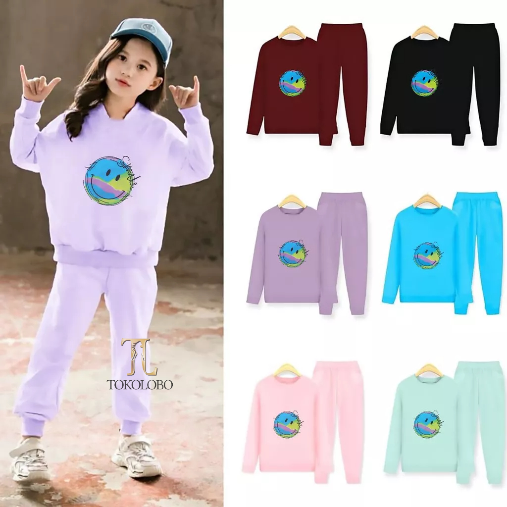 tokolobo SET SWEATER ANAK  DANIELLE ( DTF PRINT )