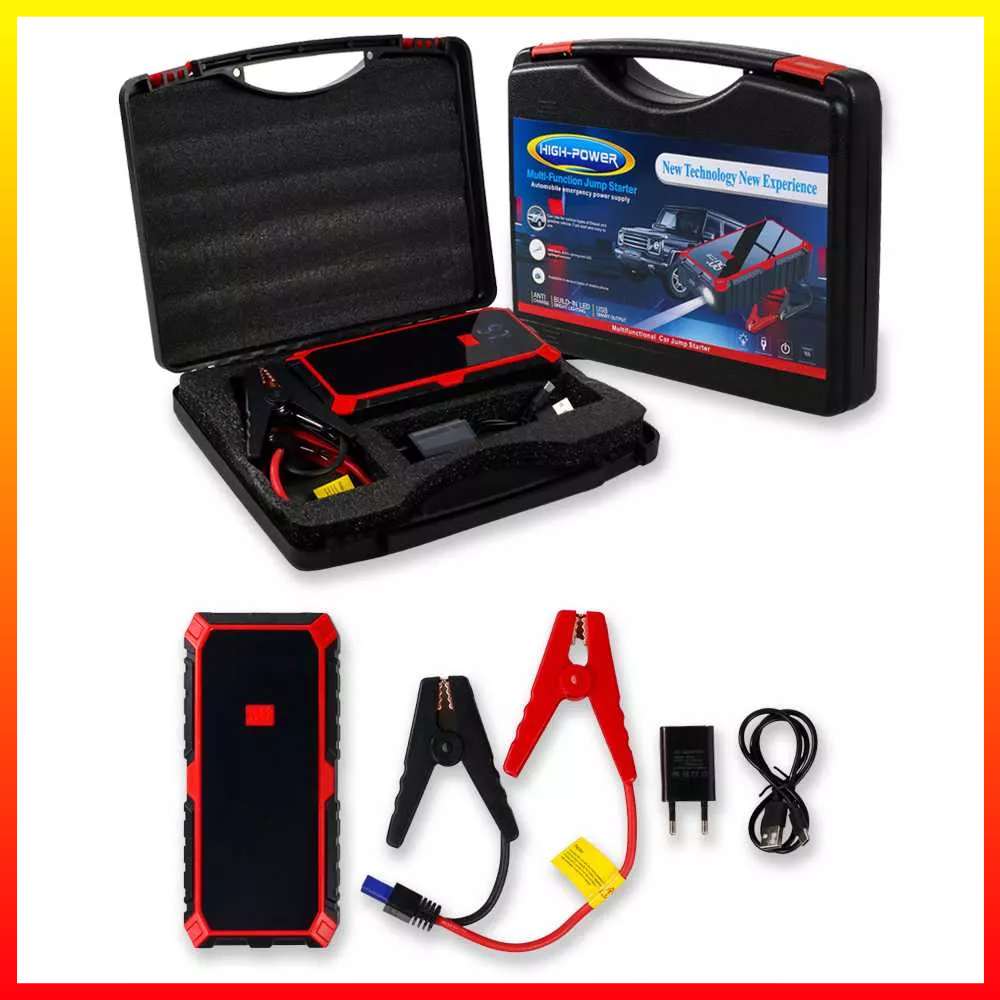 Booster Charger Alat Darurat Baterai Mobil Jump Starter Power Bank Jumper Senter USB 12V 20000mAh JXIANG POWER JX-60 - 7CWB0EBQ