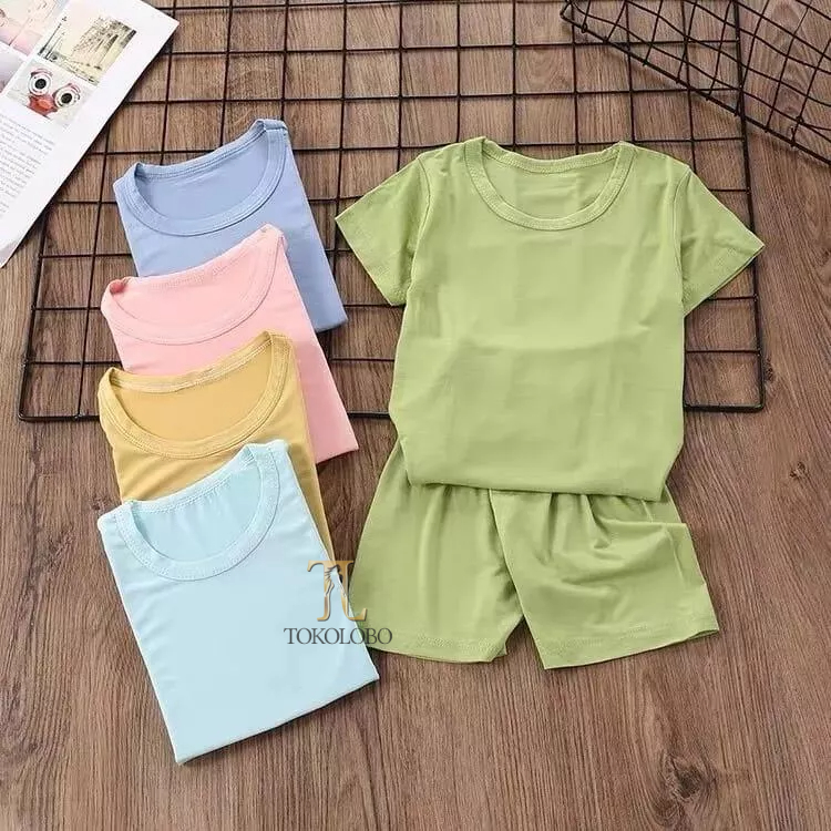 tokolobo Set anak polos 2 (soft spandex)