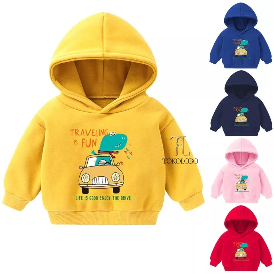 tokolobo SWEATER ANAK TRAVELING DINO UNISEX