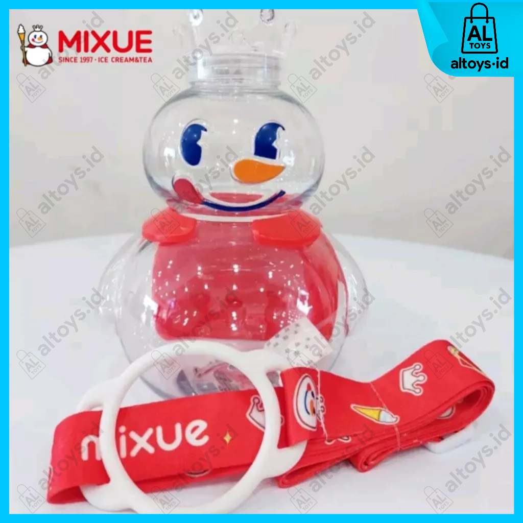 Mixue Snow King Botol Minum 700ml Botol Minum Karakter Lucu Botol Minum Mixue Viral Snowking Mixue Botol Murah