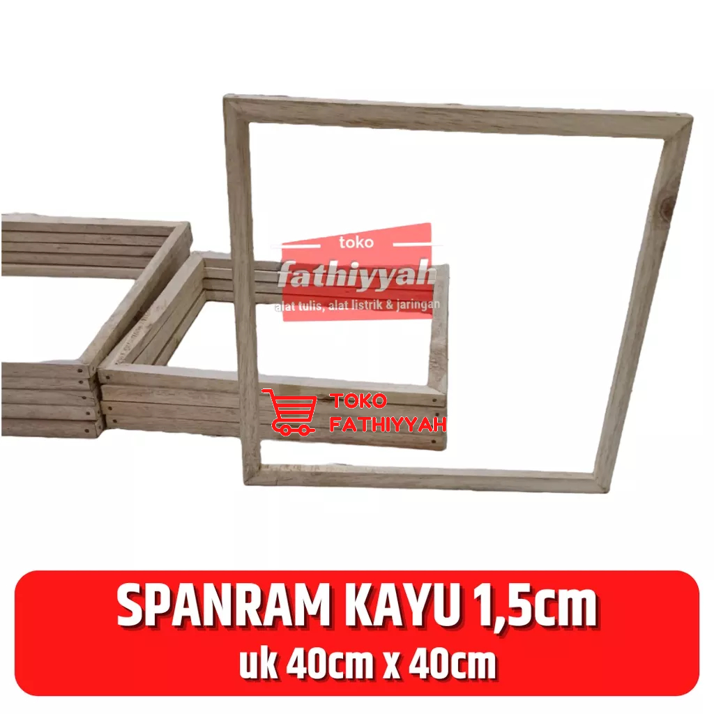 

SPANRAM KANVAS FRAME KAYU 40x40
