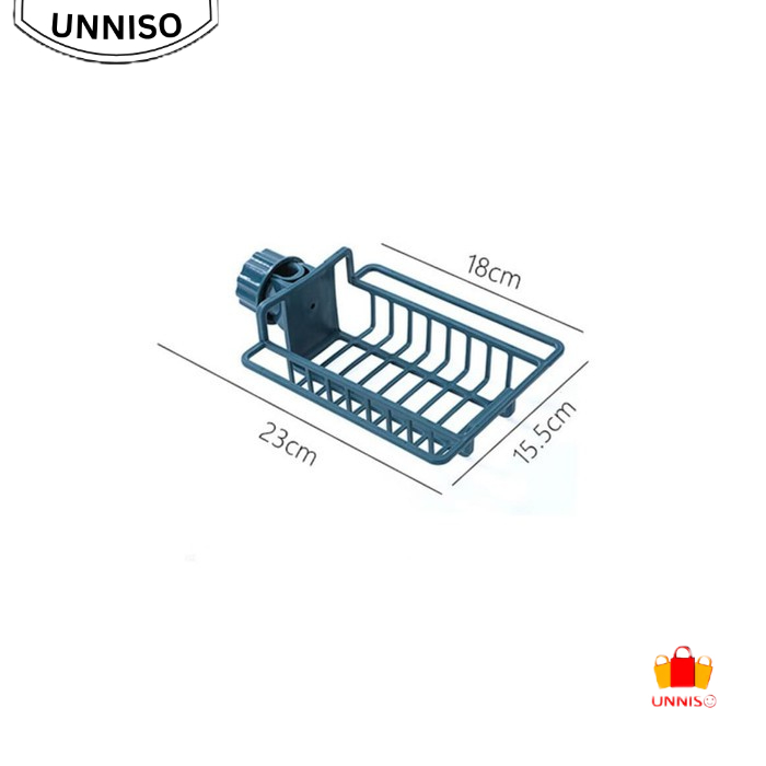 UNNISO- Storage Tempat Sabun Sponge  Rak Pengering Spon &amp; Kain Model Serba Guna
