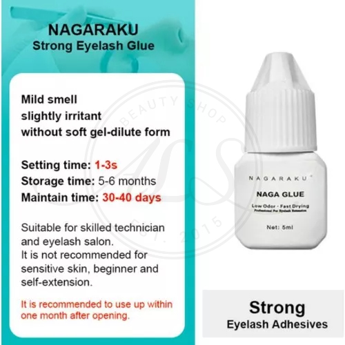 NAGARAKU GLUE Lem Eyelash Extension NAGA GLUE LEM TIDAK PEDIH new packging