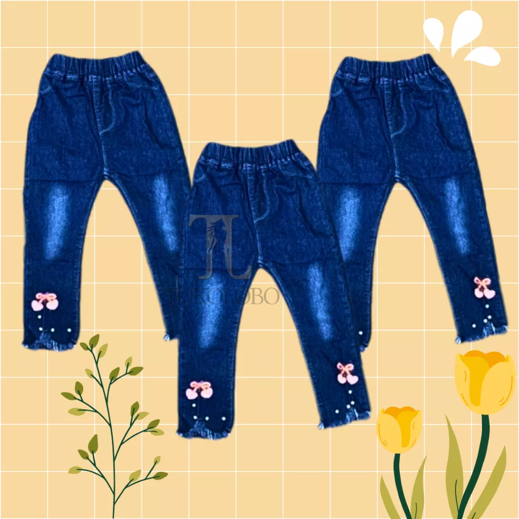 tokolobo (IMPORT KAI JI LI) CELANA JEANS ANAK TWINNY KD 20301