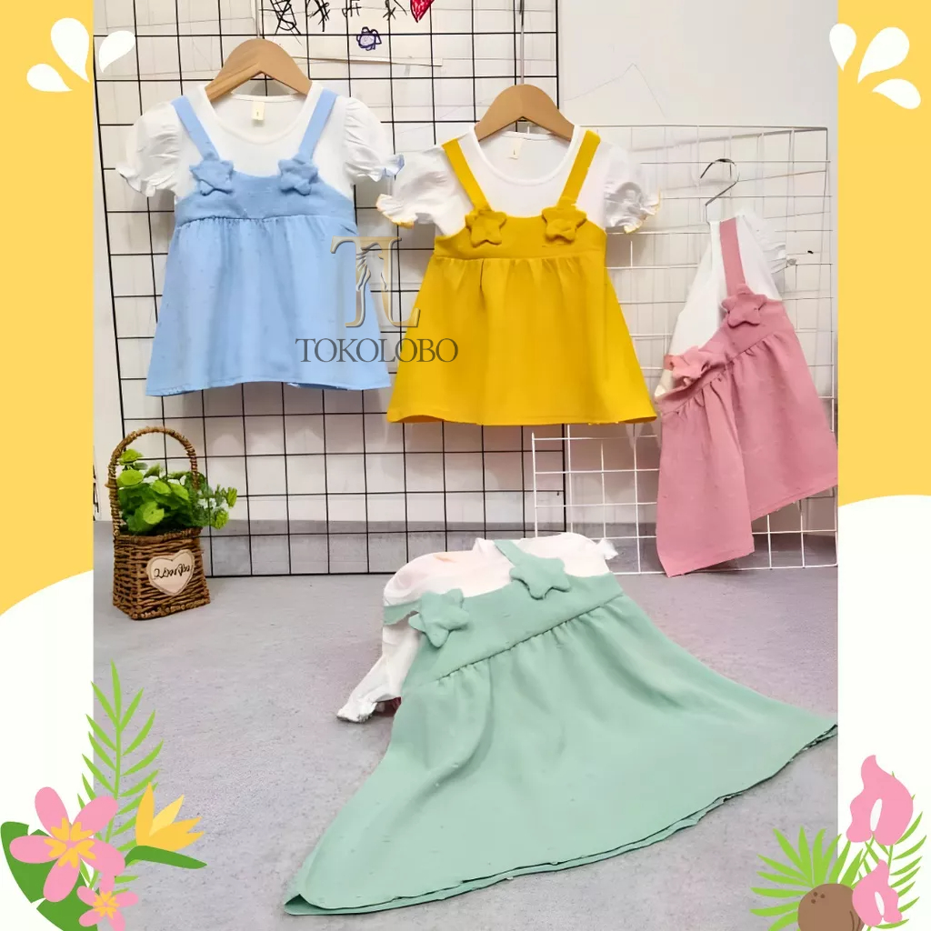 tokolobo (IMPORT) DRESS ANAK STARS KD 561