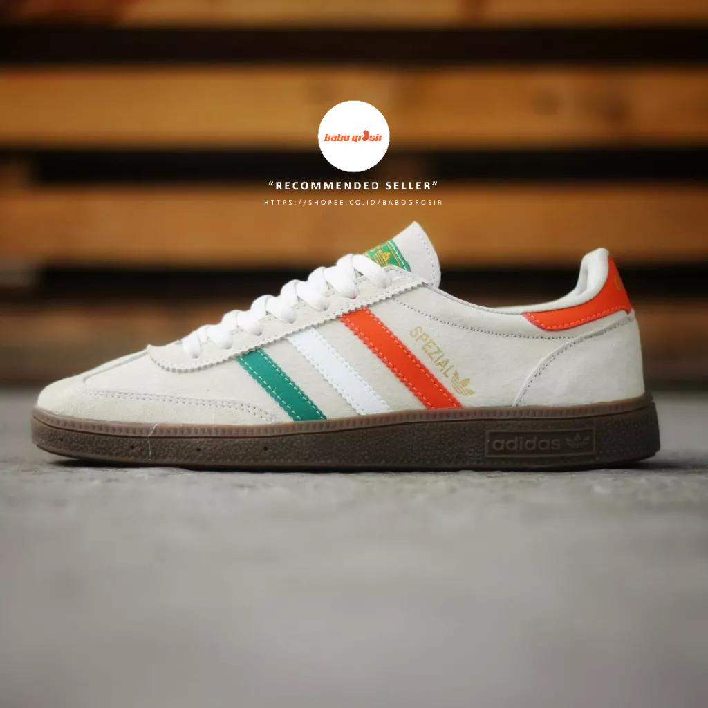 PROMO Sepatu Sneakers Adidas Spezial Handball St Patrick Premium TOP Quality Include Box, Bahan Kulit Suede ASLI, Harga Termurah
