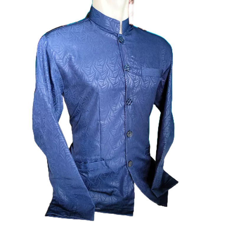 baju koko embos premium model jas koko pria lengan panjang terbaru 2024