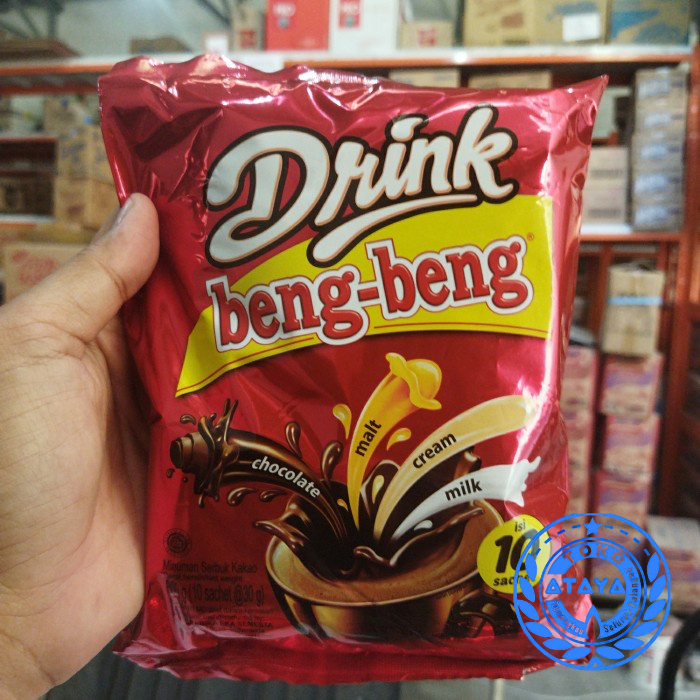 

BAG 10*30GR - BENG-BENG DRINK COKLAT / BENG MINUMAN COKLAT SERBUK atayatoko