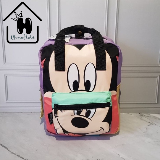 TAS ANAK ZR MICKEY MOUSE DISNEY RUBBERISED MINI BACKPACK