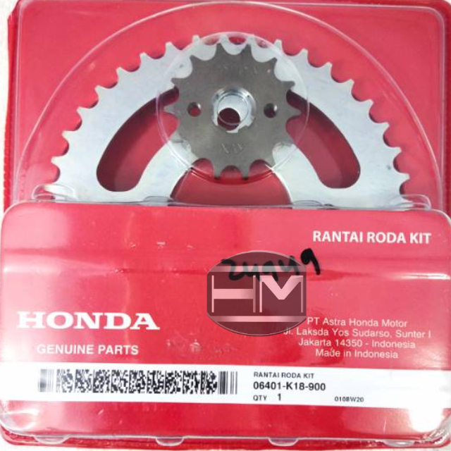 Gear paket/Gir set sepeda motor Verza original honda