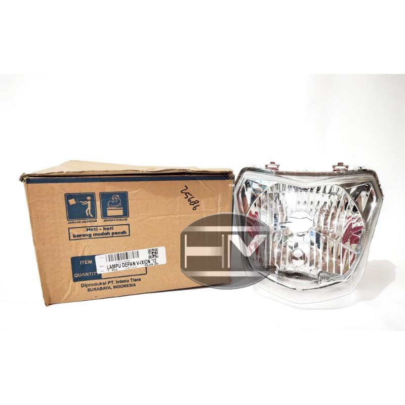 reflektor lampu depan sepeda motor Vixion new 2012 merek win