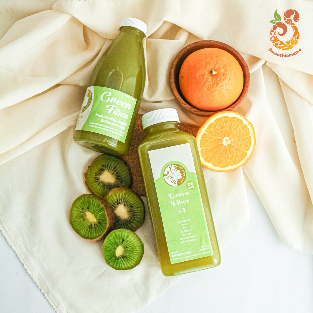

Ay00! Jus Kesehatan Juice Cold Pressed Smoothie Green Fiber KALE Smoothiemama 500ml Aneka Juice Jus