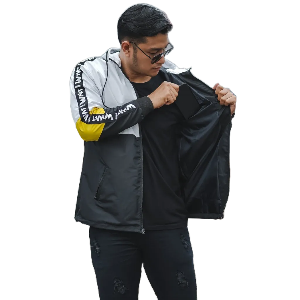 INST Jaket Windbreaker 3D | JAKET Olahraga Lari Running | JAKET PARASUT PRIA