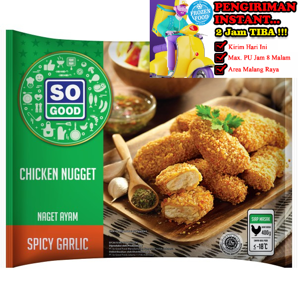 

So Good Chicken Nugget Spicy Garlic 400g