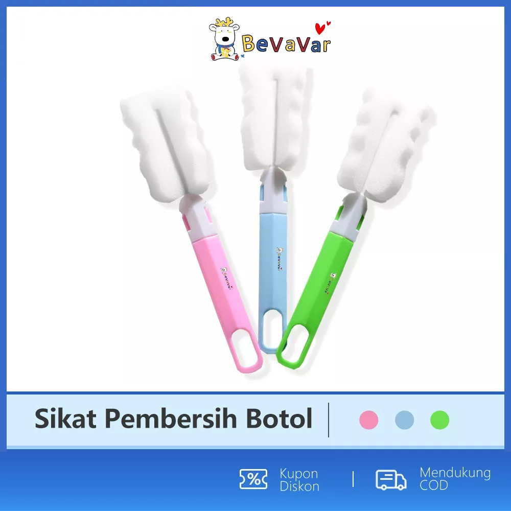 BEVAVAR Sikat Botol /Sikat Pembersih Botol Susu/Botol Cleaner