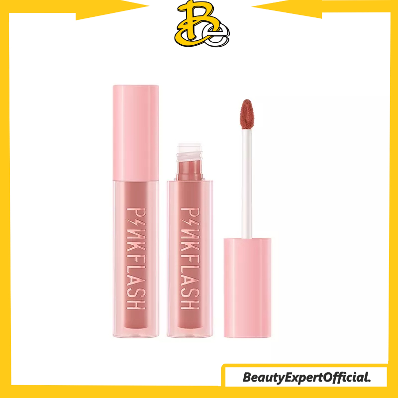 ⭐️ Beauty Expert ⭐️ [NEW] PINKFLASH PinkSweetie Fuzzy-Soft Velvet Matte Lip Clay Lipstik Lightweight High Pigment Lip Mud For Lip &amp; Cheek 21 Colors PF-L16