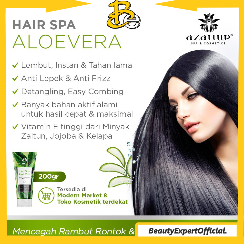 ⭐️ Beauty Expert ⭐️ Azarine Hair Spa Aloevera 200 - 450 gr - Hair Mask