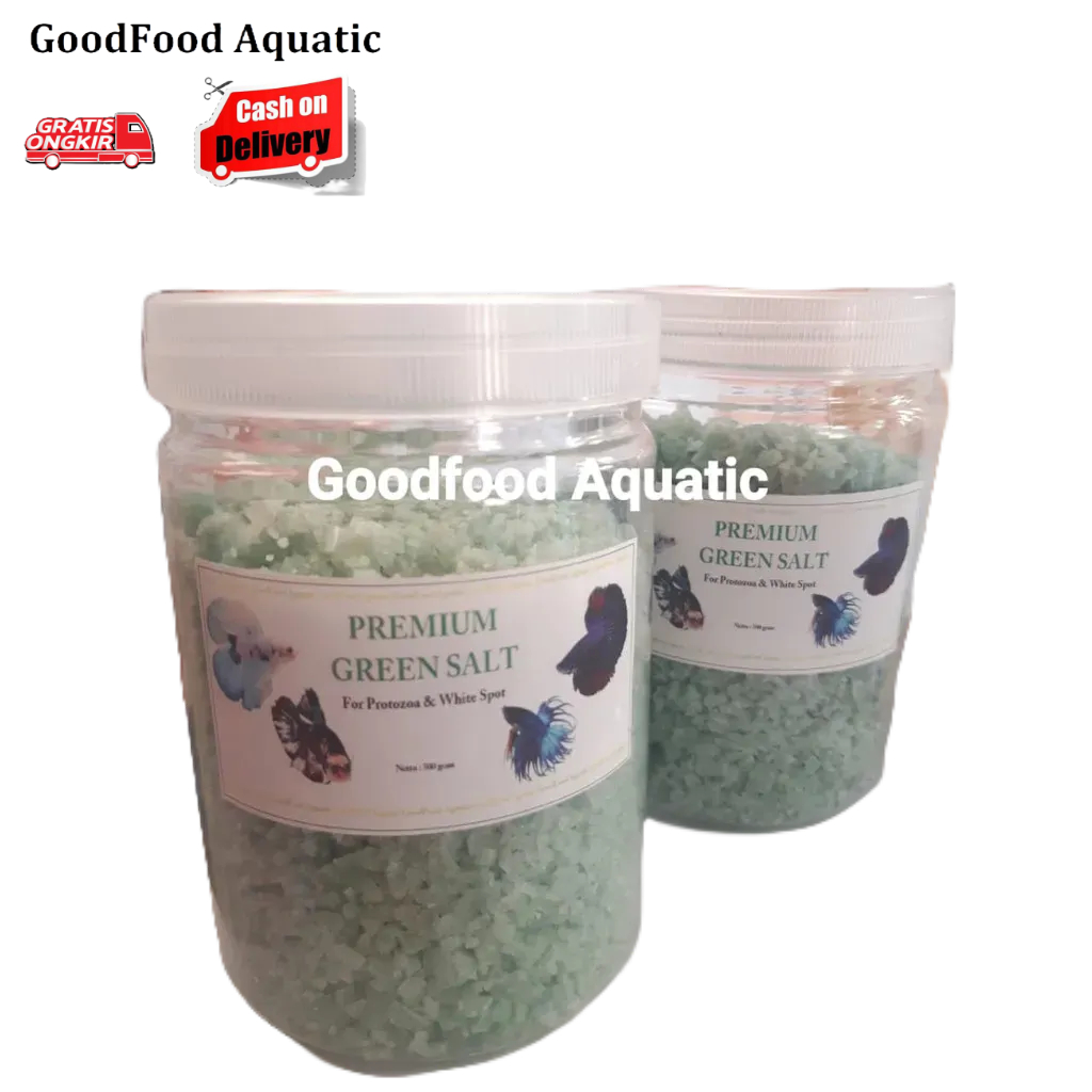 Premium Green Salt for protozoa &amp; white spot / Garam Hijau