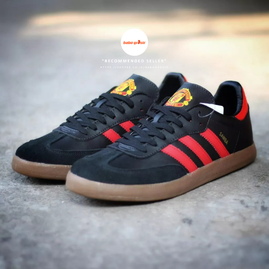 PROMO Sepatu Adidas Samba OG Manchester United Premium | Sneakers Pria dan Wanita, Harga Murah, Kualitas Mewah dan Terjamin