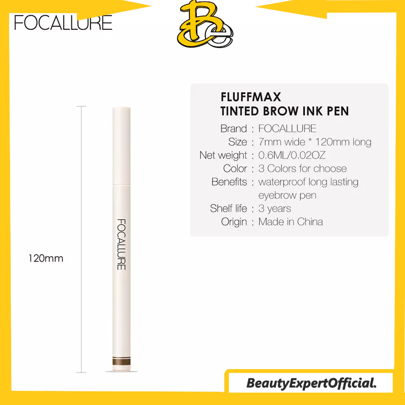 ⭐️ Beauty Expert ⭐️ FOCALLURE Anti Air Pensil Alis 4 Garpu - Alis Natural Eyebrow Pen