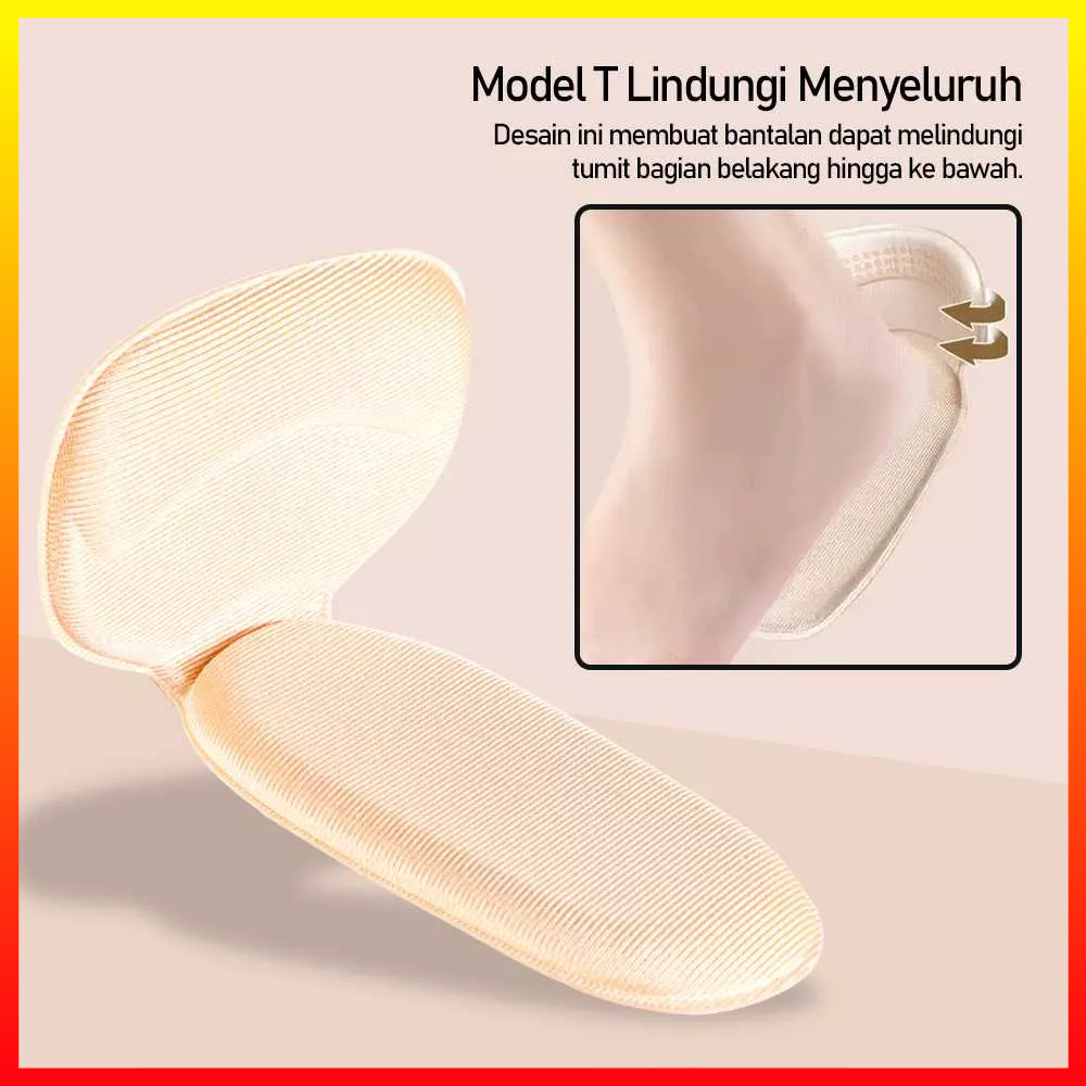 Stiker Foam Perawatan Pelindung Kaki Non-Slip Bantalan Tumit Sepatu Tinggi Untuk Wanita INT14 - 7CHR2XBE