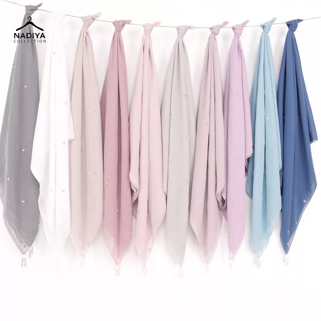 Jenna Scarf - Syahrini Scarf Paris Japan Crystal Premium by Nadiya