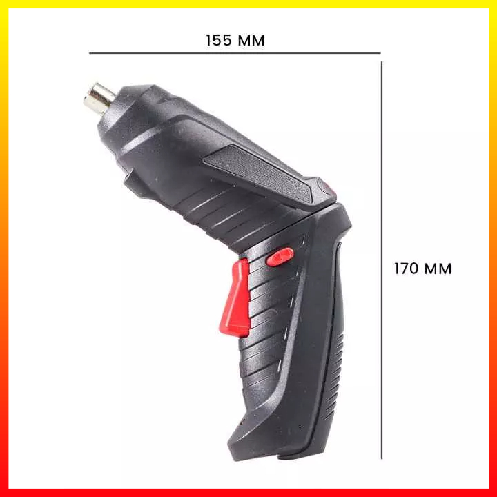 Obeng / Bor Listrik Tanpa Kabel Otomatis Cordless Screwdriver 15 in 1 Baterai 1800 mAh Isi Ulang Liangdi - 7ROTKNBK