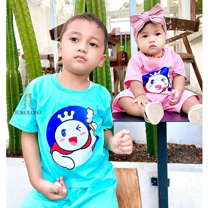 tokolobo SETELAN ANAK ELVID MIXUE UNISEX (DTF PRINTING)