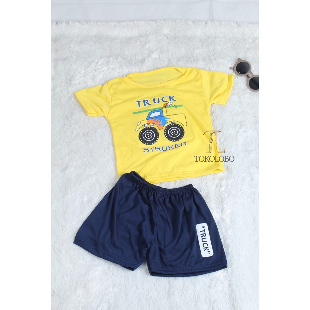 tokolobo setetelan baju anak truck