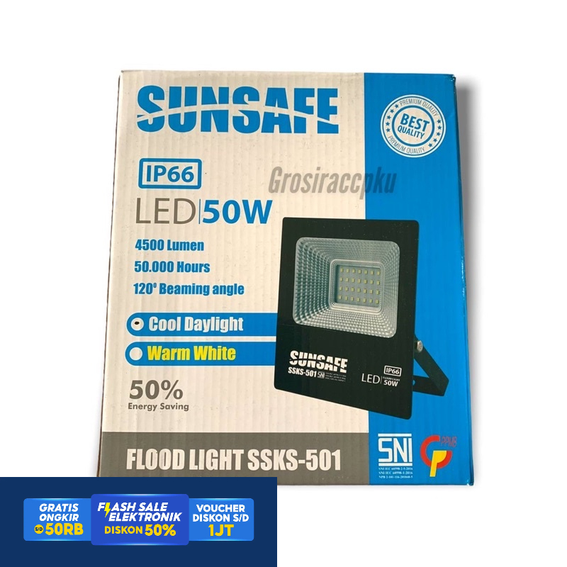 Lampu Sorot LED SUNSAFE Lampu sorot LED 10 watt / 20 Watt / 30 Watt / 50 watt