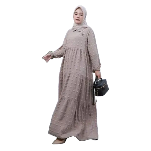 Gamis uragiri timbul busui crinkle uragiri dress muslim