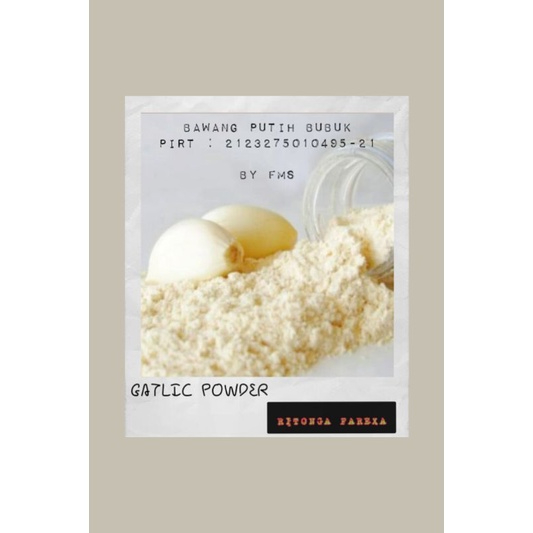 

Garlic Powder 1kg/ Bawang Putih Bubuk