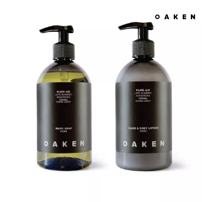 OAKEN LAB - OAKEN LAB - Handsoap & Lotion Bundle - 500ml - Plein Air